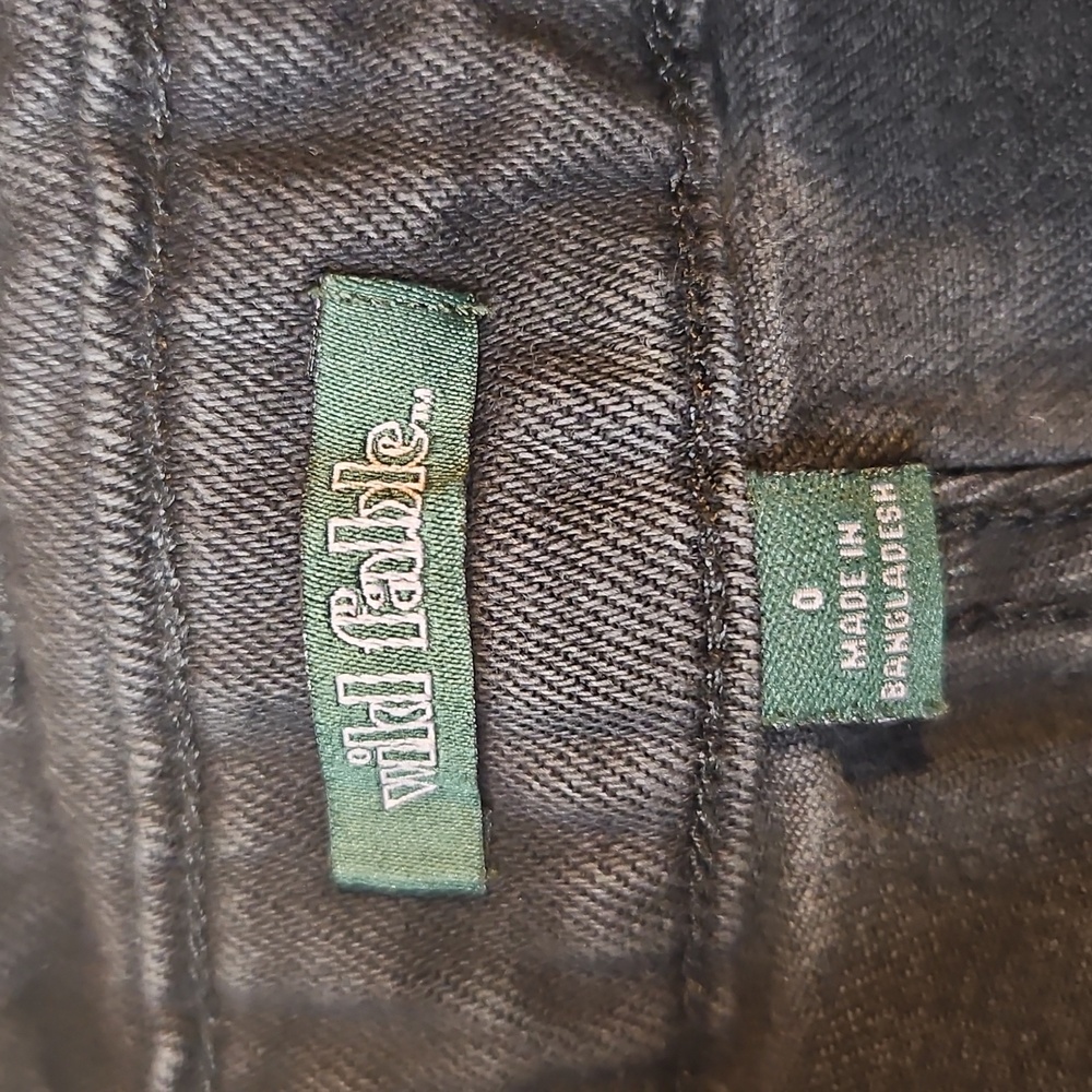High Rise Shorts Black Wash Cotton Size 0 Mom Jeans - Picture 3 of 8